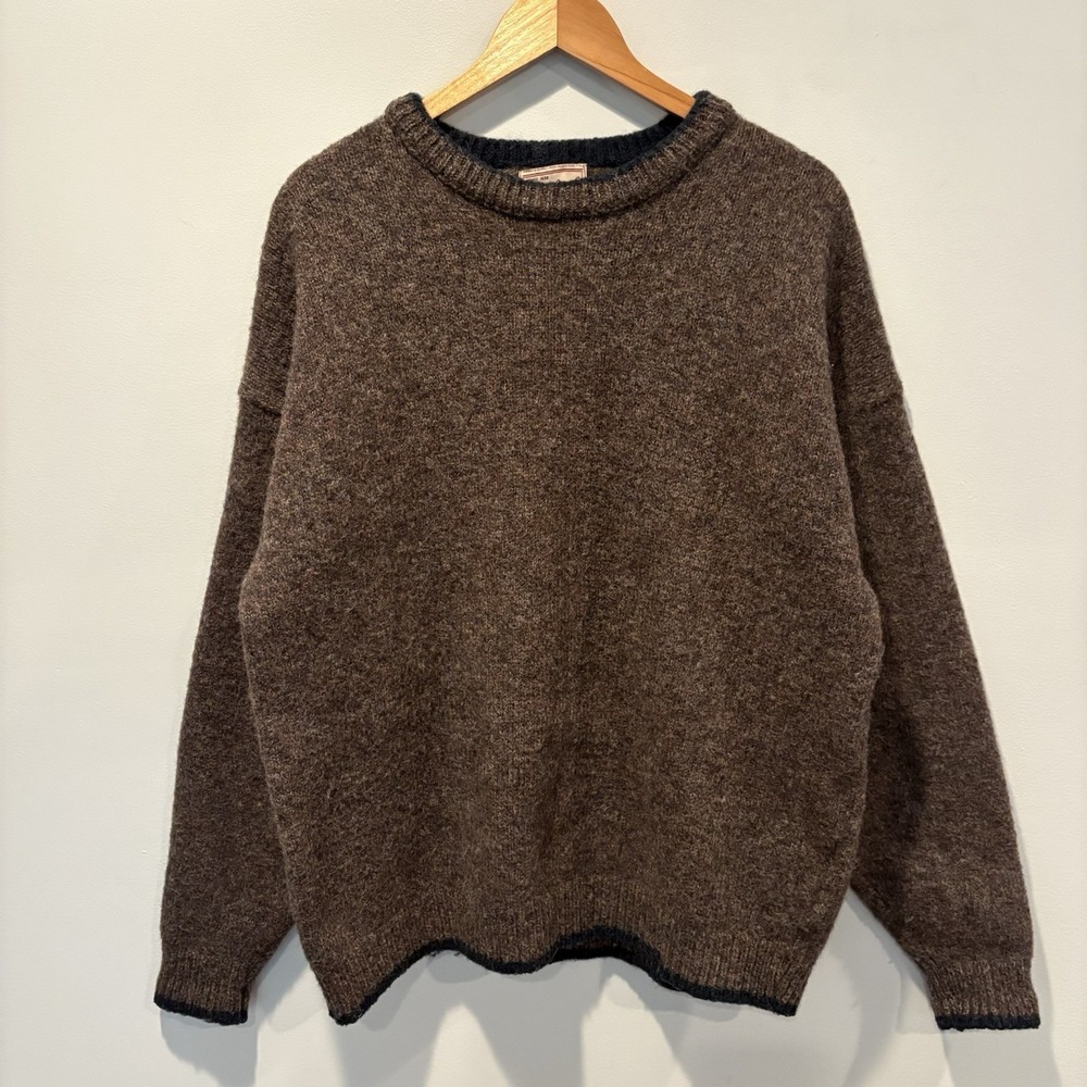 Vtg Woolrich Sweater Mens XL Wool Blend Crewneck Chunky 90s Heavyweight USA